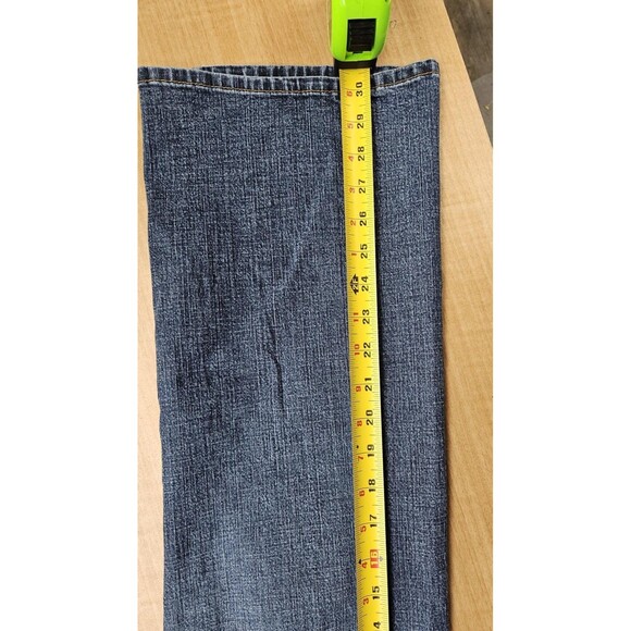 Old Navy Jeans Womens 14 Regular Blue Boot Cut Stretch Denim RN 54023 Casual - Picture 7 of 7